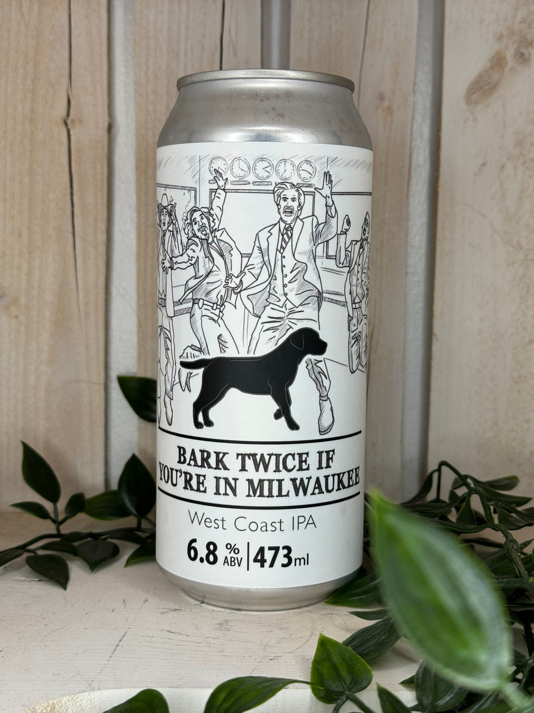Bark Twice If You're In Milwaukee West Coast IPA (473ml Can)