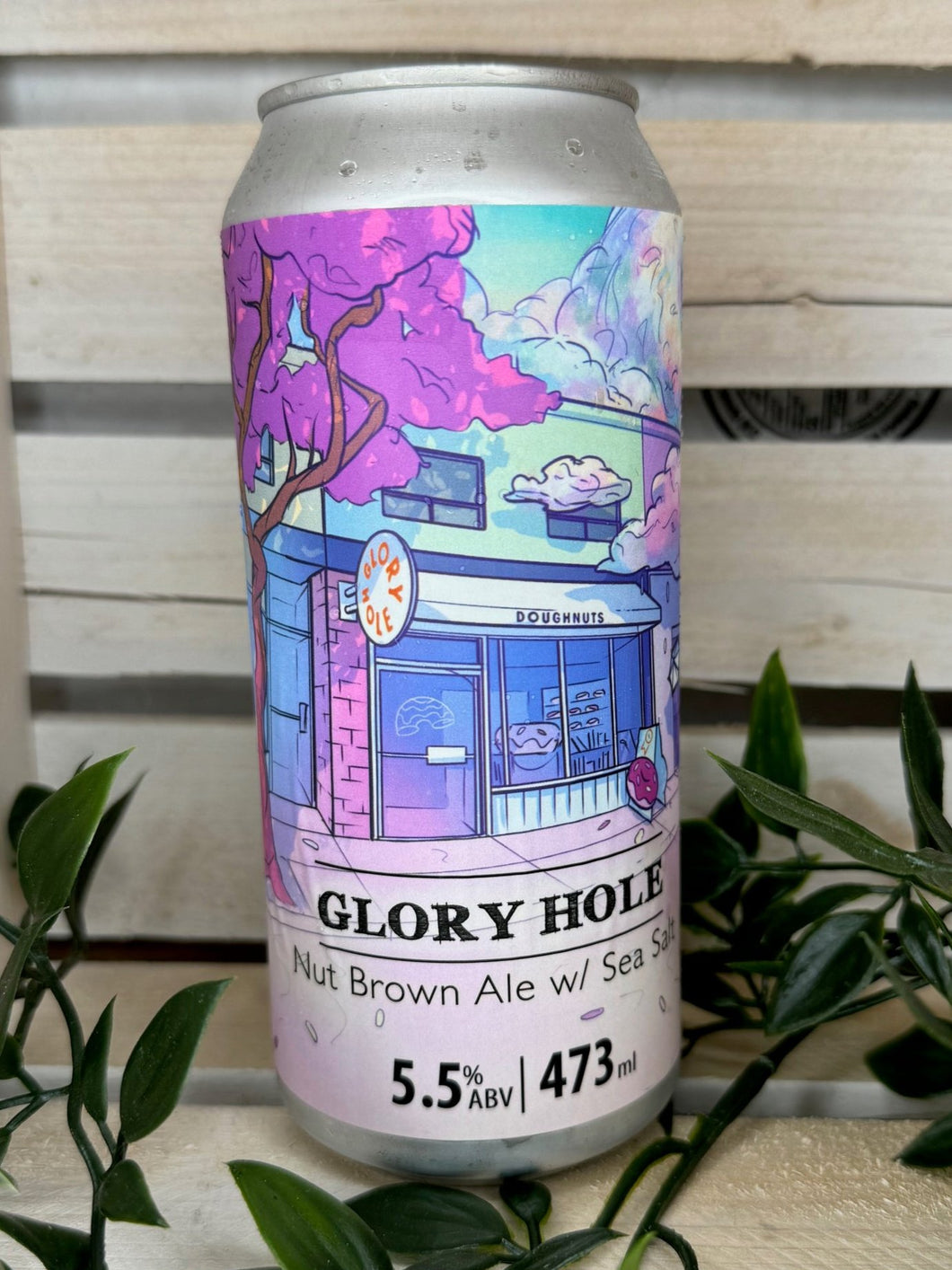 Glory Hole - Nut Brown Ale w/ Sea Salt (473ml Can)