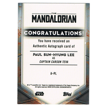 Load image into Gallery viewer, Paul Sun-Hyung Lee Autographed Star Wars Card
