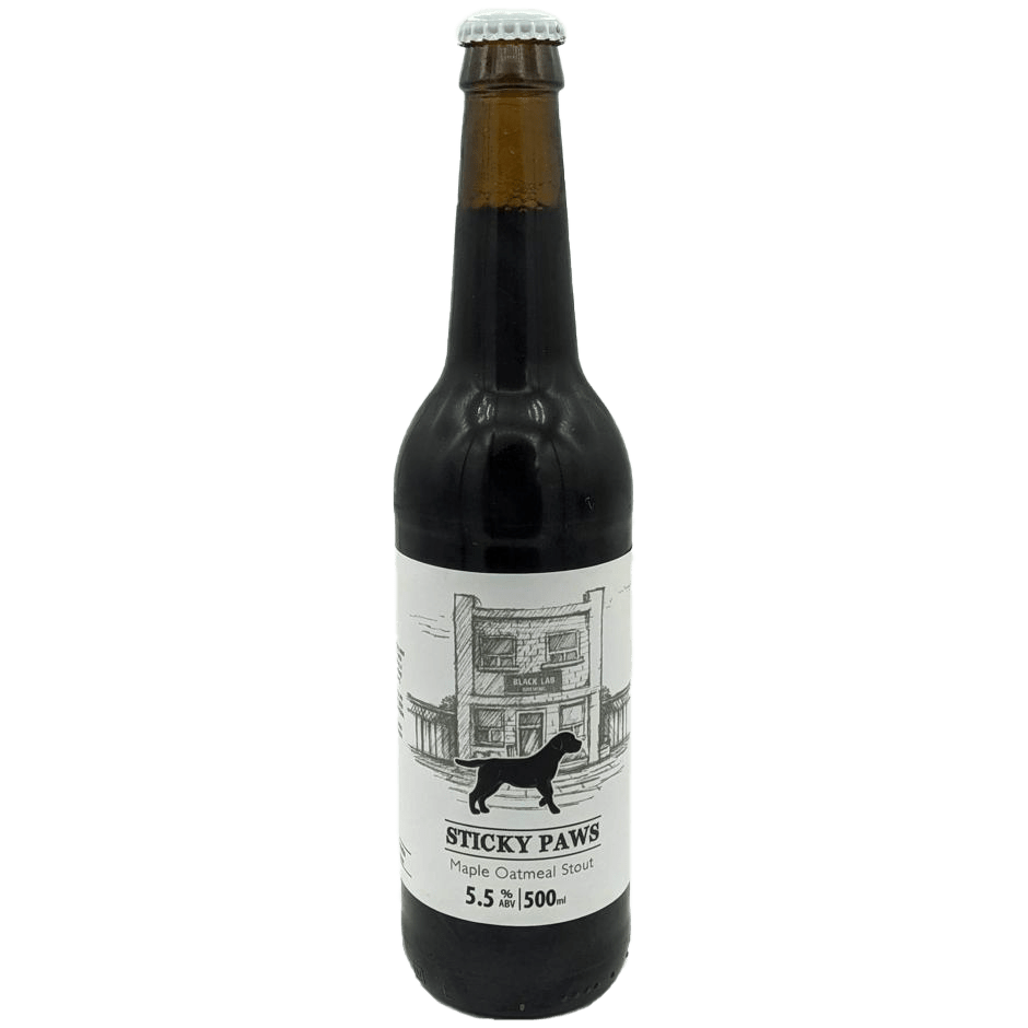 Sticky Paws Oatmeal Stout With Maple Syrup